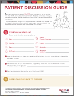GVHD Patient Discussion Guide